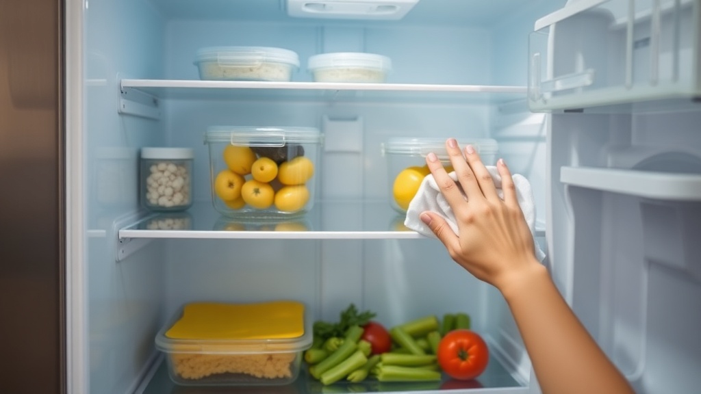 Limpeza de geladeira impecável para sua saúde